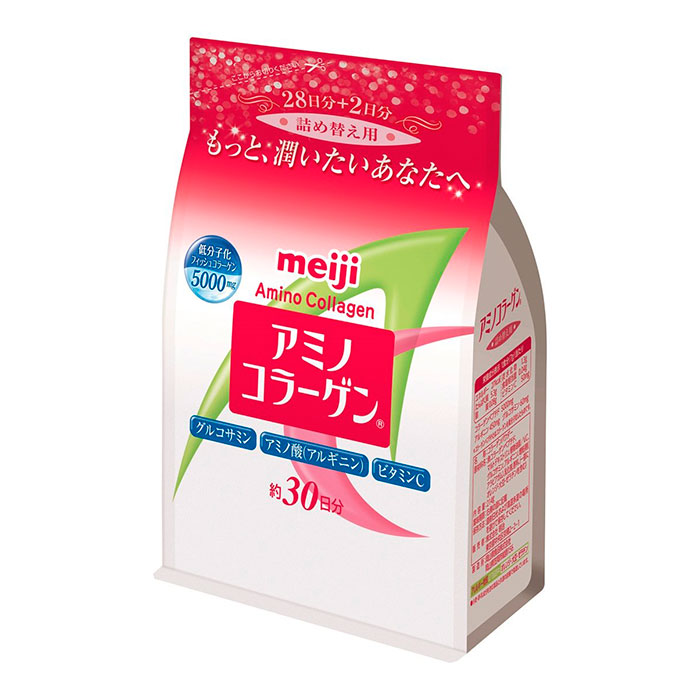 Meiji Amino Collagen порошок на 30 дней в упаковке